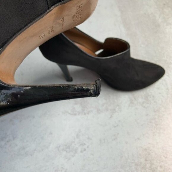 Hobbs London Suede Heels w/ Cutouts - Picture 5 of 6